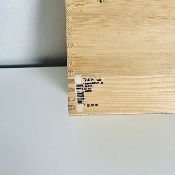 Saks Fifth Avenue Charles Fradin Home Oversize Recipe Box and Refills - NEW - Picture 8 of 11